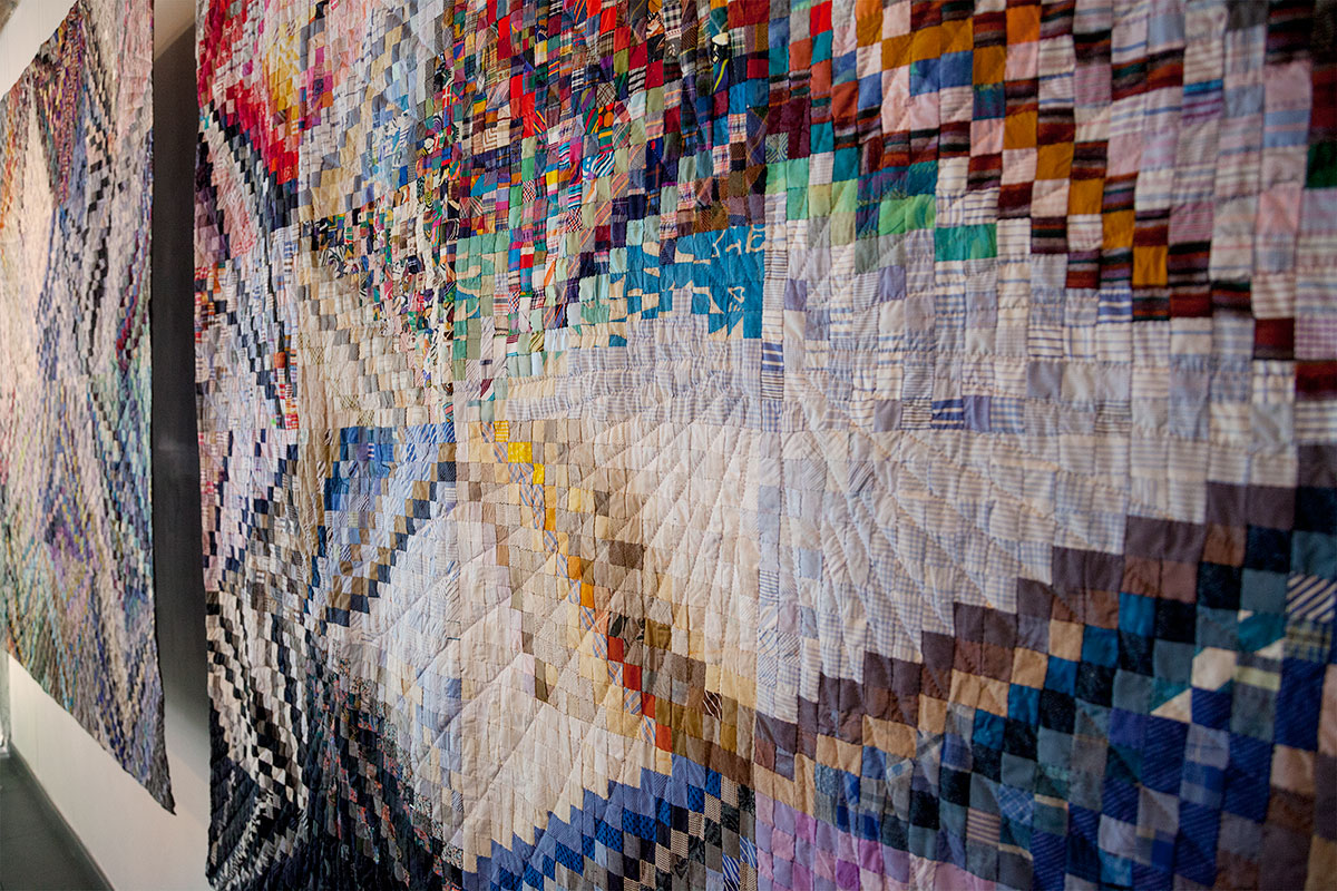 sabine cibert, art contemporain, art textile grand format, exposition à Lyon partitions textiles, itinéraire grand format,