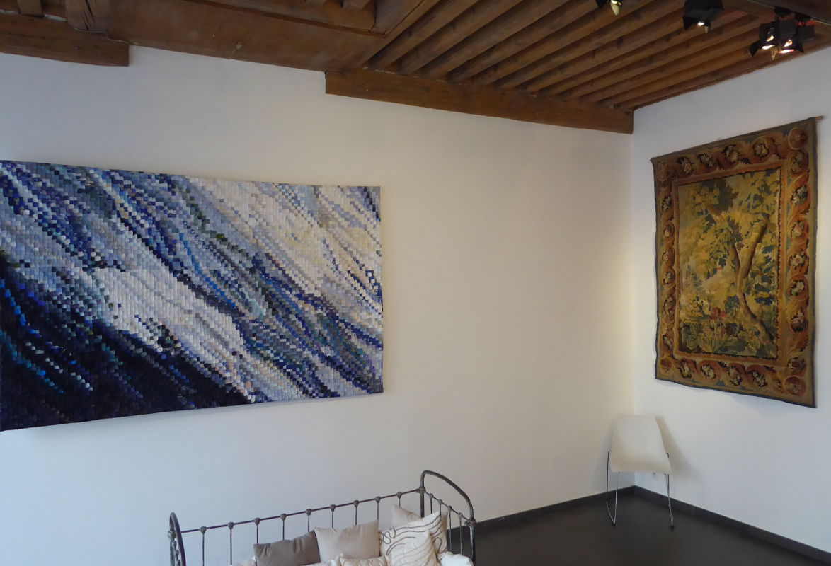 sabine cibert, art contemporain, Showroom Galerie 7 art textile grands formats,