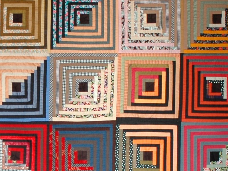 Sabine Cibert - Log cabin light show - détail