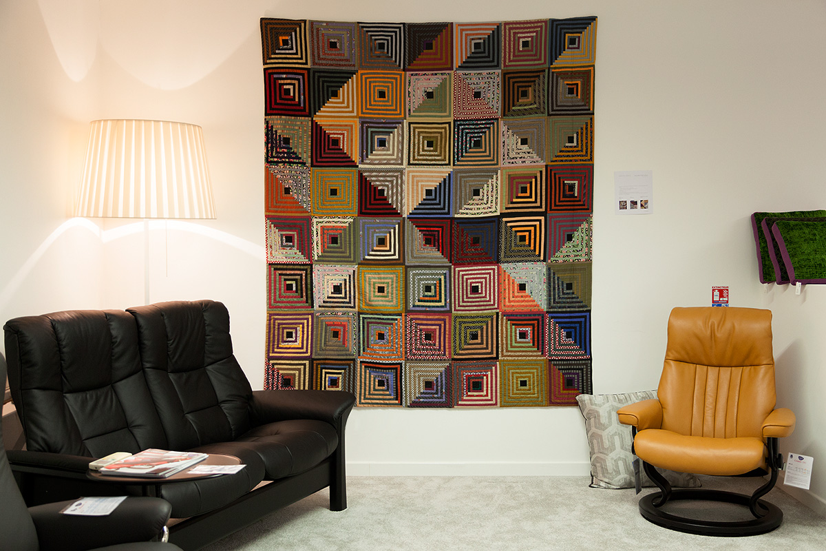 Sabine Cibert - Log cabin light show - exposition