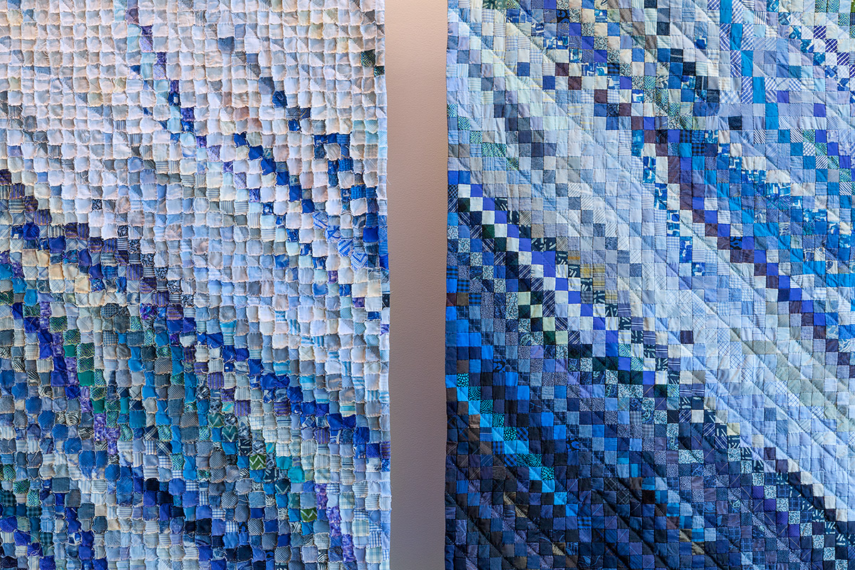 Sabine Cibert - Eau vive 3 et 1 - exposition