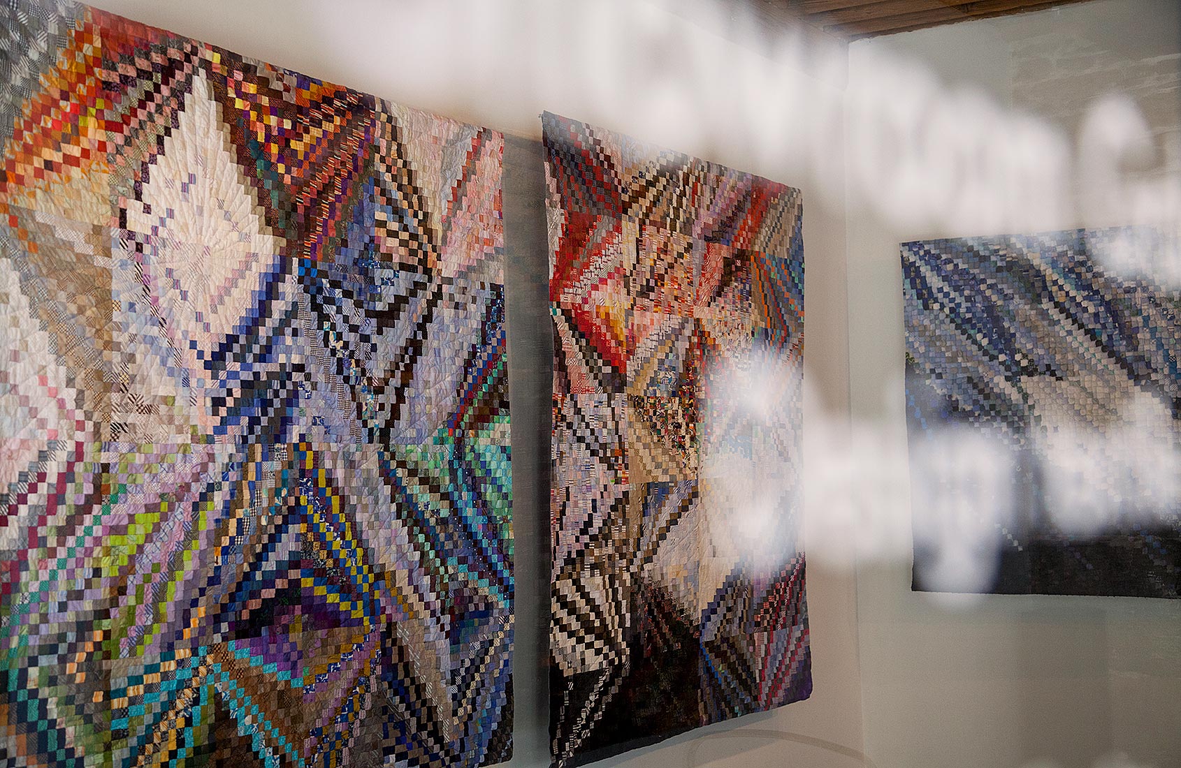 Instants 3 et Instants 2, au fond Eau vive 3 | Sabine Cibert